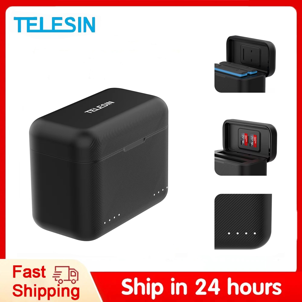 Drone Charging Hub - TELESIN ل Insta360 X3 X4 شاحن